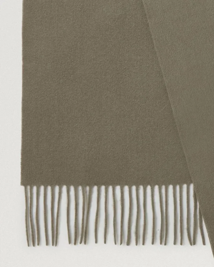 Cashmere Scarf Olive Cashmere Women