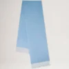 Cashmere Scarf Poplin Blue Cashmere Wool Women