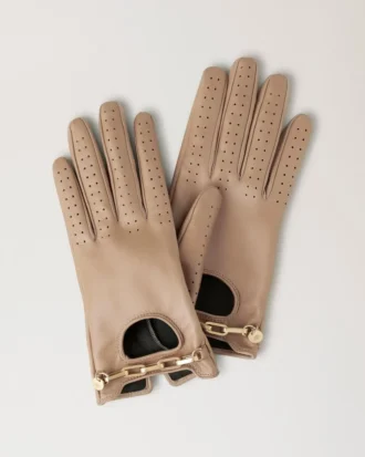 Chain Driving Gloves Maple Nappa Women