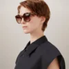 Charlotte Sunglasses Blonde Horn Acetate Women
