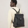Chiltern Backpack Black Small Classic Grain Women