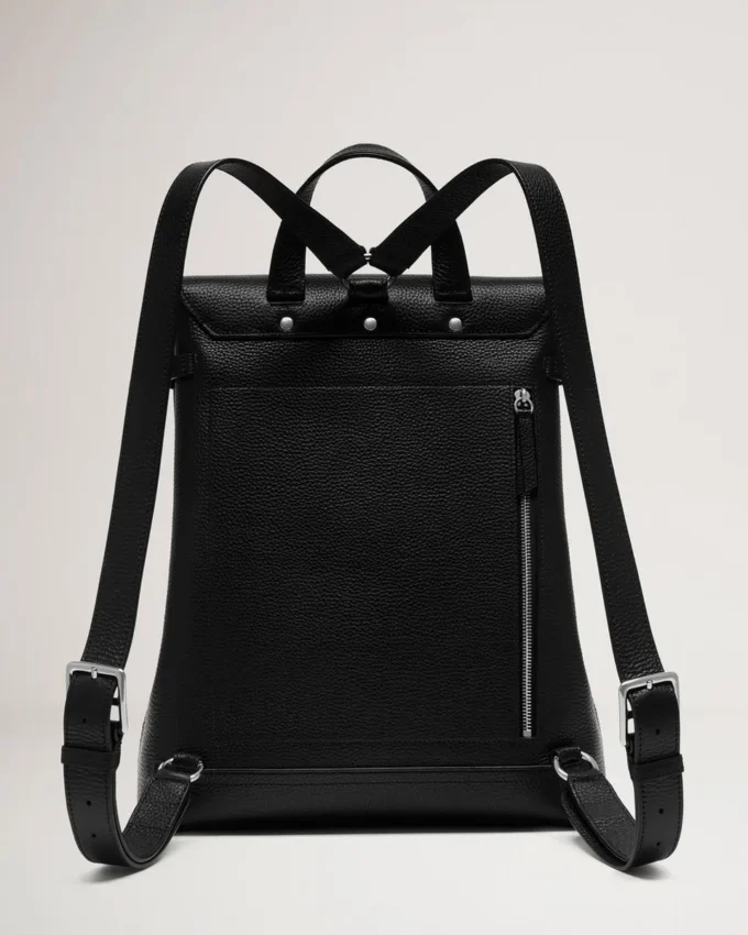 Chiltern Backpack Black Small Classic Grain Women