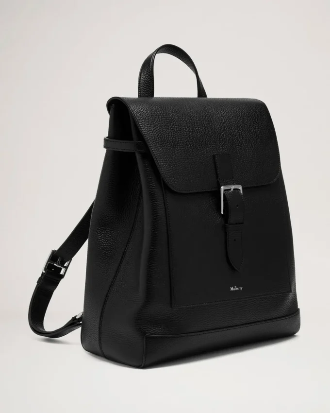 Chiltern Backpack Black Small Classic Grain Women