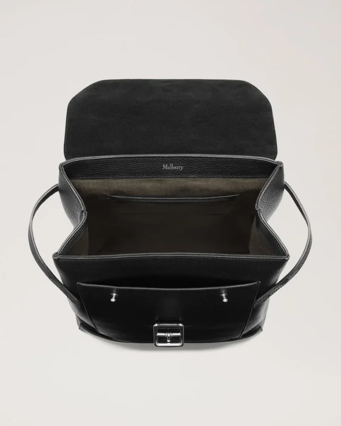 Chiltern Backpack Black Small Classic Grain Women