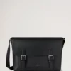 Chiltern Crossbody Messenger Black Small Classic Grain