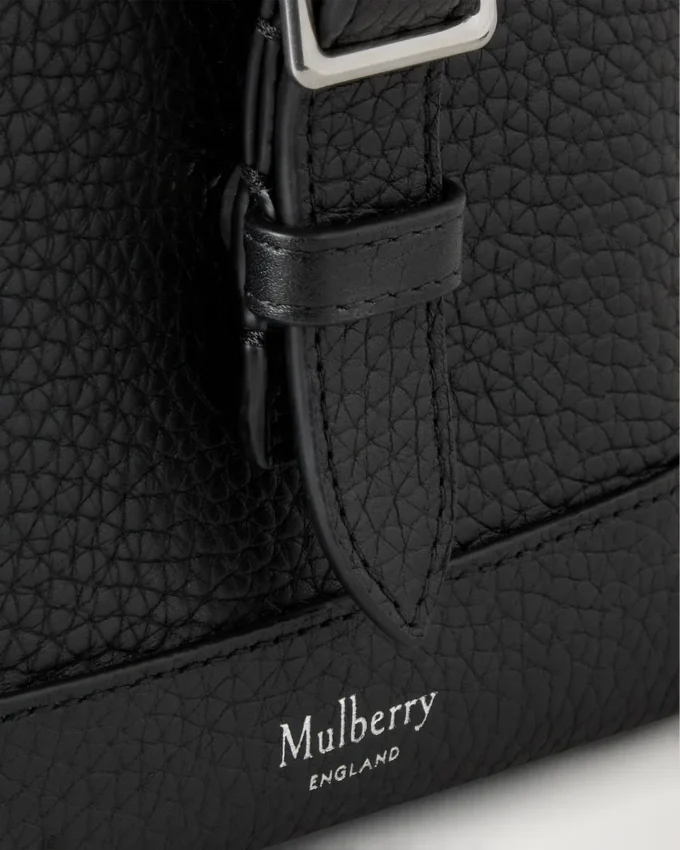 Chiltern Phone Pouch Black Small Classic Grain Men