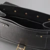 Chiltern Satchel Pre-Loved Black Grain Vegetable Tanned