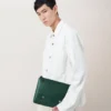 City Ipad Case Mulberry Green Heavy Grain Women