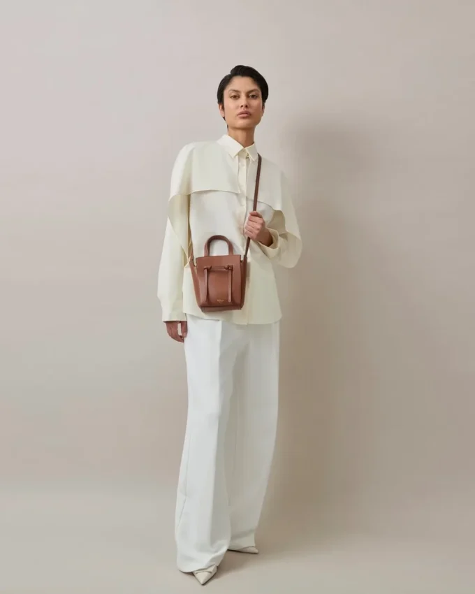 Clovelly Mini Tote Bright Oak Micro Classic Grain