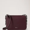 Clovelly Pouch Black Cherry Micro Classic Grain