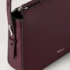 Clovelly Pouch Black Cherry Micro Classic Grain