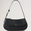 Clovelly Shoulder Bag Black Micro Classic Grain