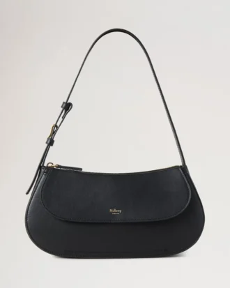 Clovelly Shoulder Bag Black Micro Classic Grain
