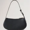 Clovelly Shoulder Bag Black Micro Classic Grain