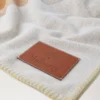 Colour Block Blanket Teak & Cream Lambswool Women