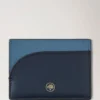 Compact Cardholder Brighton Blue & Night Sky Micro Classic Grain