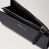 Continental Bifold Zipped Wallet Black Small Classic Grain
