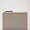 Continental Bifold Zipped Wallet Cashmere Taupe Small Classic Grain