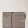 Continental Bifold Zipped Wallet Cashmere Taupe Small Classic Grain