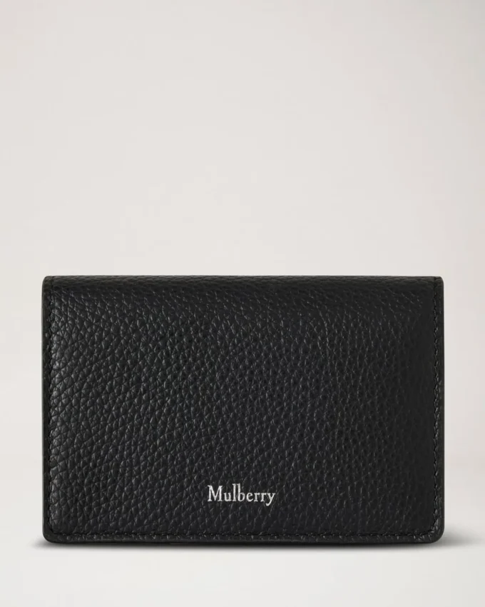 Continental Card Case Black Small Classic Grain
