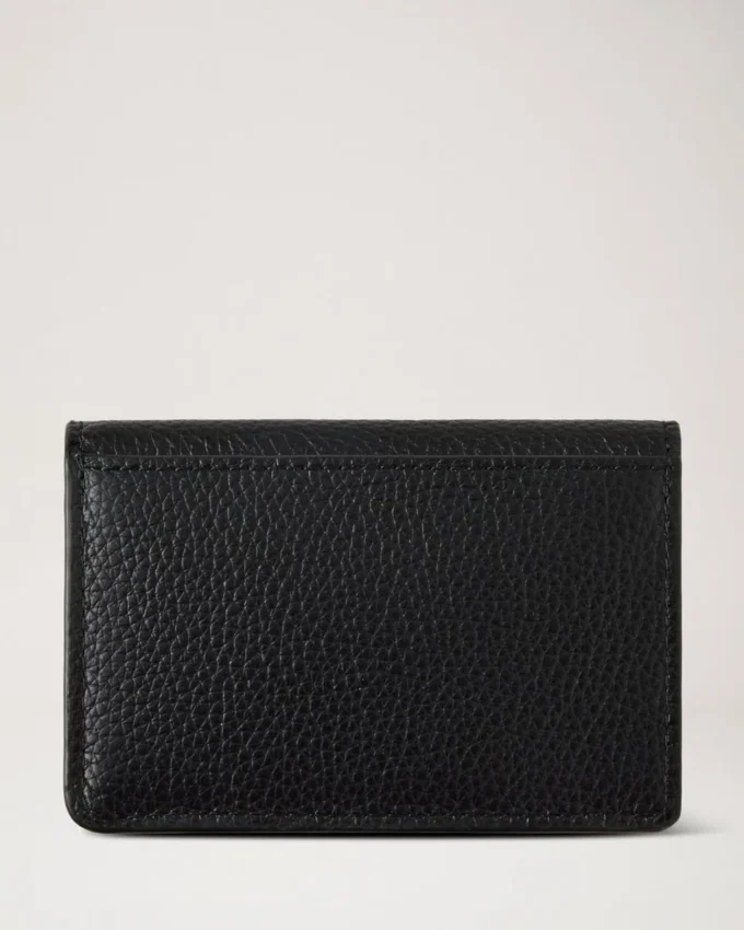 Continental Card Case Black Small Classic Grain