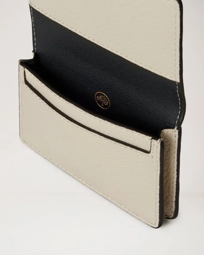 Continental Card Case Chalk Small Classic Grain