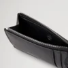 Continental Long Zipped Card Holder Black Small Classic Grain