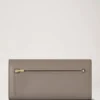 Continental Wallet Cashmere Taupe Small Classic Grain