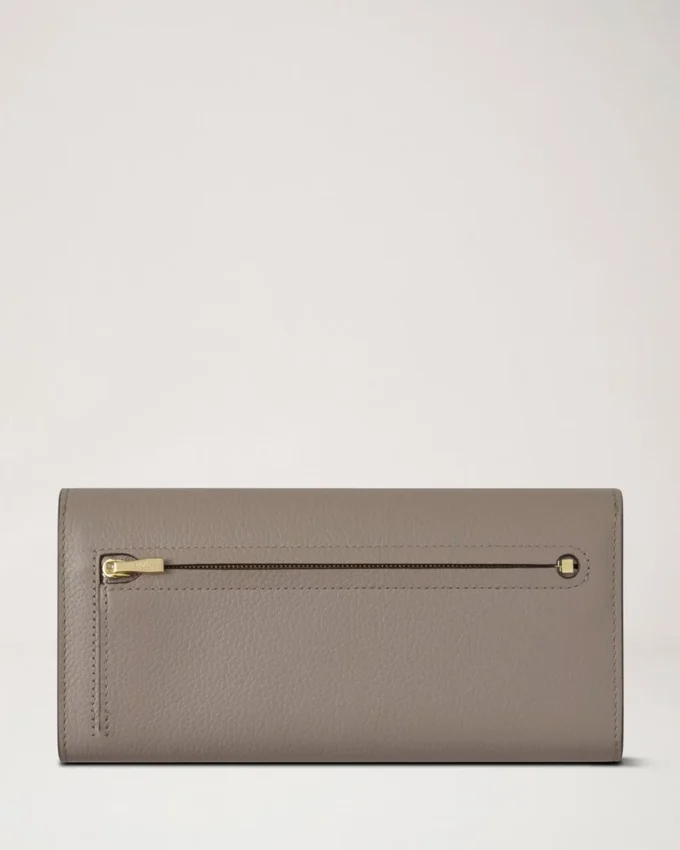 Continental Wallet Cashmere Taupe Small Classic Grain
