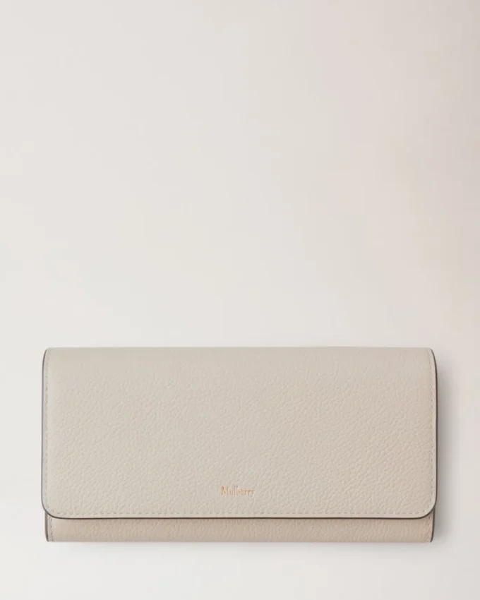 Continental Wallet Chalk Small Classic Grain Women