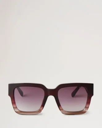 Cora Sunglasses Black Cherry Bio Acetate Sunglasses