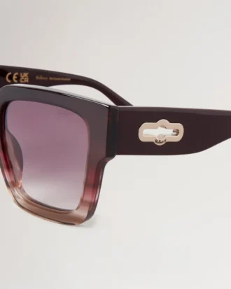 Cora Sunglasses Black Cherry Bio Acetate Sunglasses