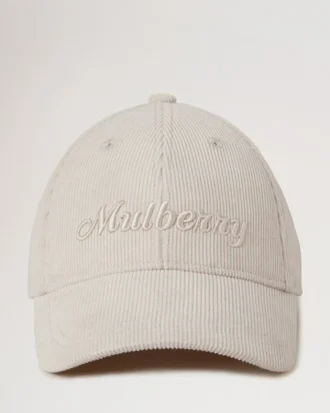 Corduroy Baseball Cap Chalk Cotton Men