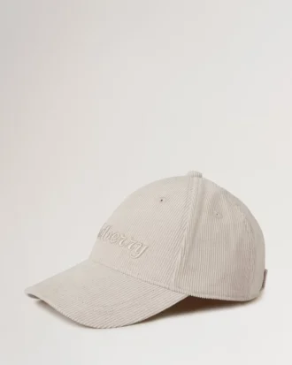 Corduroy Baseball Cap Chalk Cotton Men