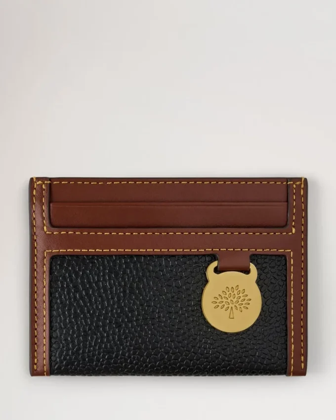 Credit Card Slip Black & Cognac Bio-Based Scotchgrain