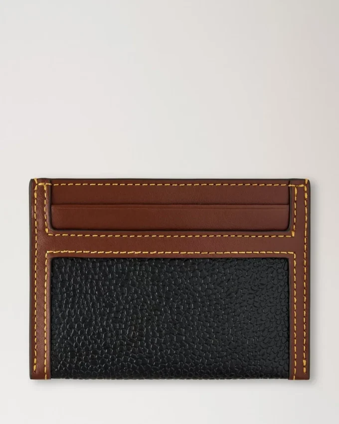 Credit Card Slip Black & Cognac Bio-Based Scotchgrain