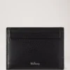 Credit Card Slip Black High Shine Leather Gifts for Her