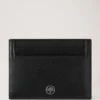 Credit Card Slip Black High Shine Leather Gifts for Her