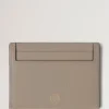 Credit Card Slip Cashmere Taupe Small Classic Grain