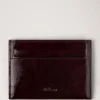 Credit Card Slip Deep Aubergine Patent Women