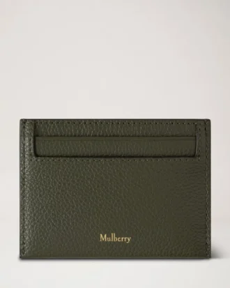 Credit Card Slip Juniper Green Small Classic Grain