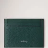 Credit Card Slip Mulberry Green Heavy Grain Women
