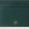 Credit Card Slip Mulberry Green Heavy Grain Women
