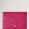 Credit Card Slip Mulberry Pink Heavy Grain Women