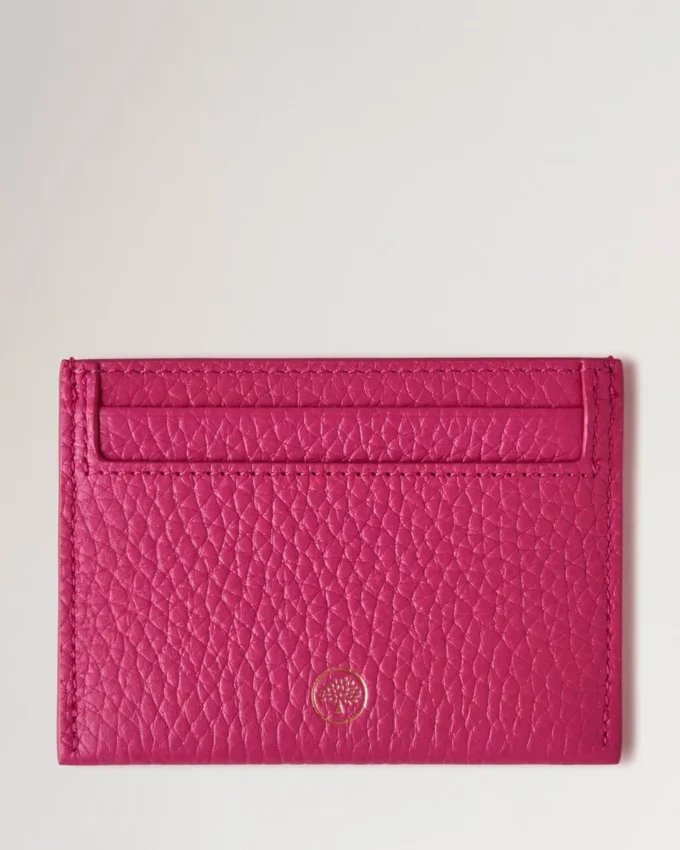 Credit Card Slip Mulberry Pink Heavy Grain Women