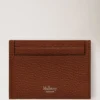 Credit Card Slip Oak Two-Tone Small Classic Grain