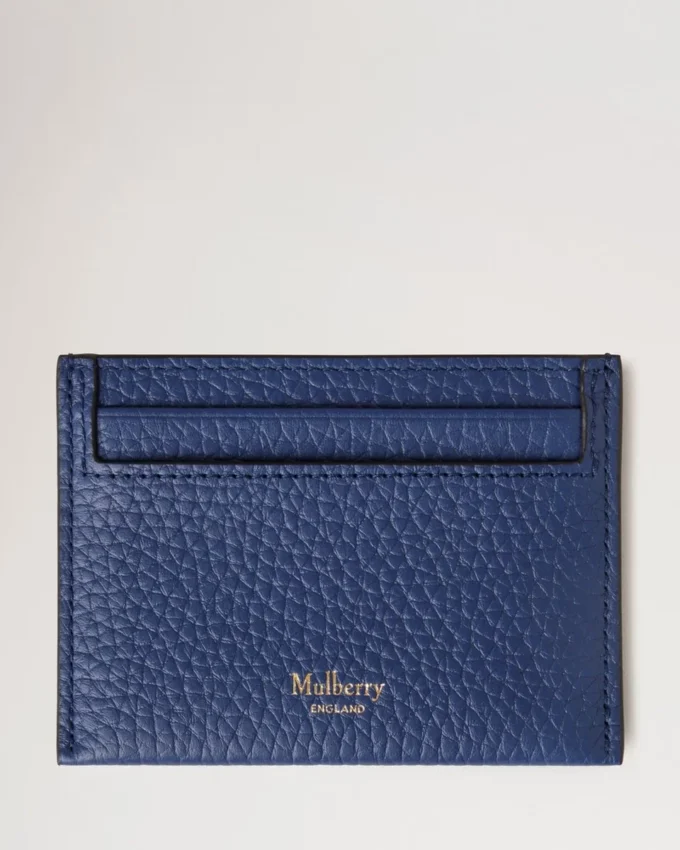 Credit Card Slip Pigment Blue Heavy Grain Women