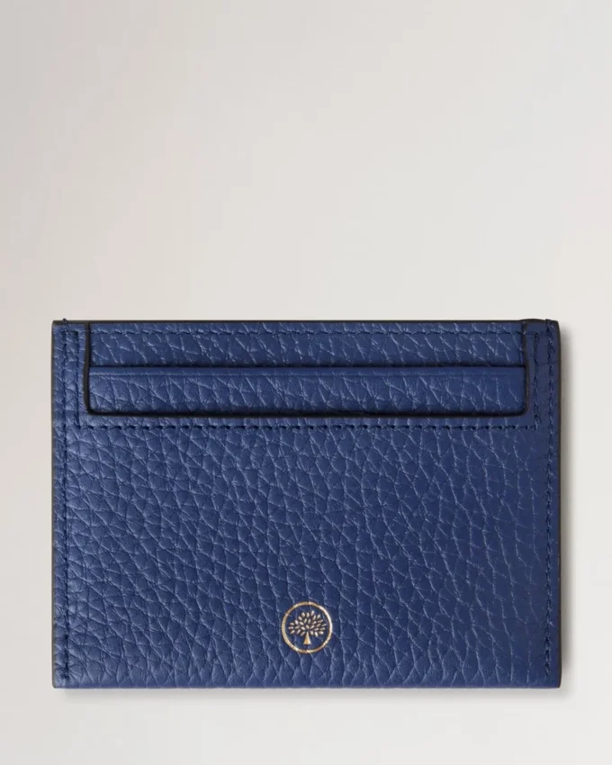 Credit Card Slip Pigment Blue Heavy Grain Women