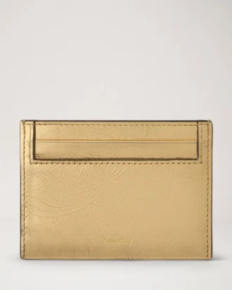 Credit Card Slip Somerset Gold Grainy Metallic Women