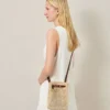 Crochet Crossbody Bag Natural Crochet Raffia Summer Edit